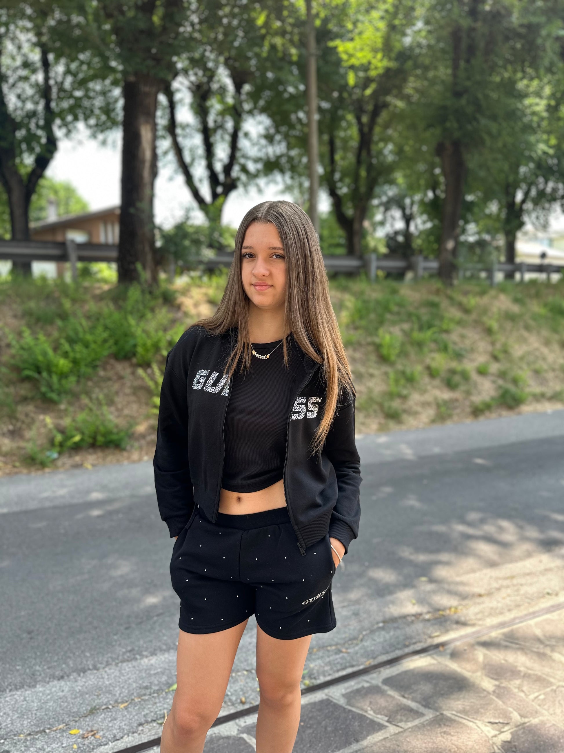 Felpa zip Shine