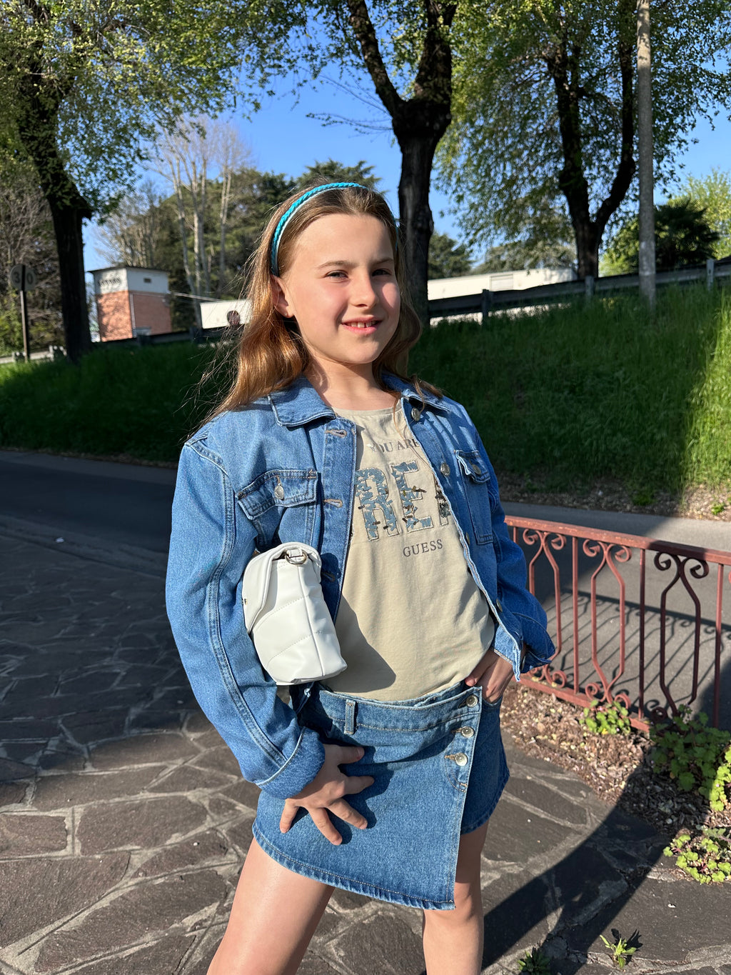 Giubbino denim Lumi