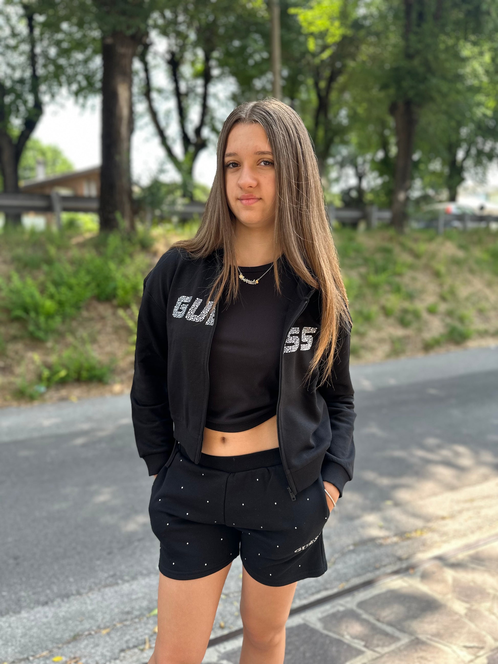 Felpa zip Shine