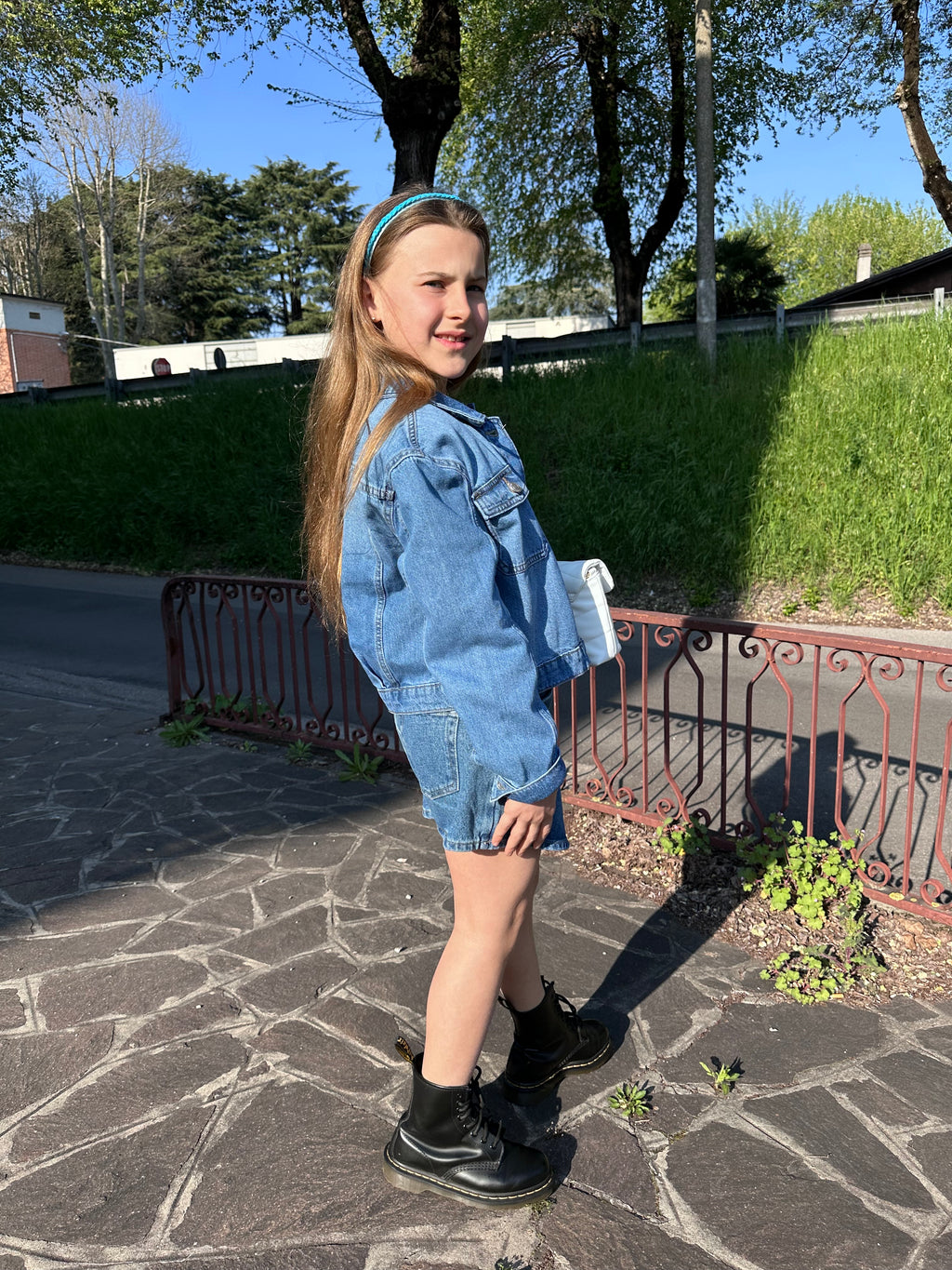 Giubbino denim Lumi