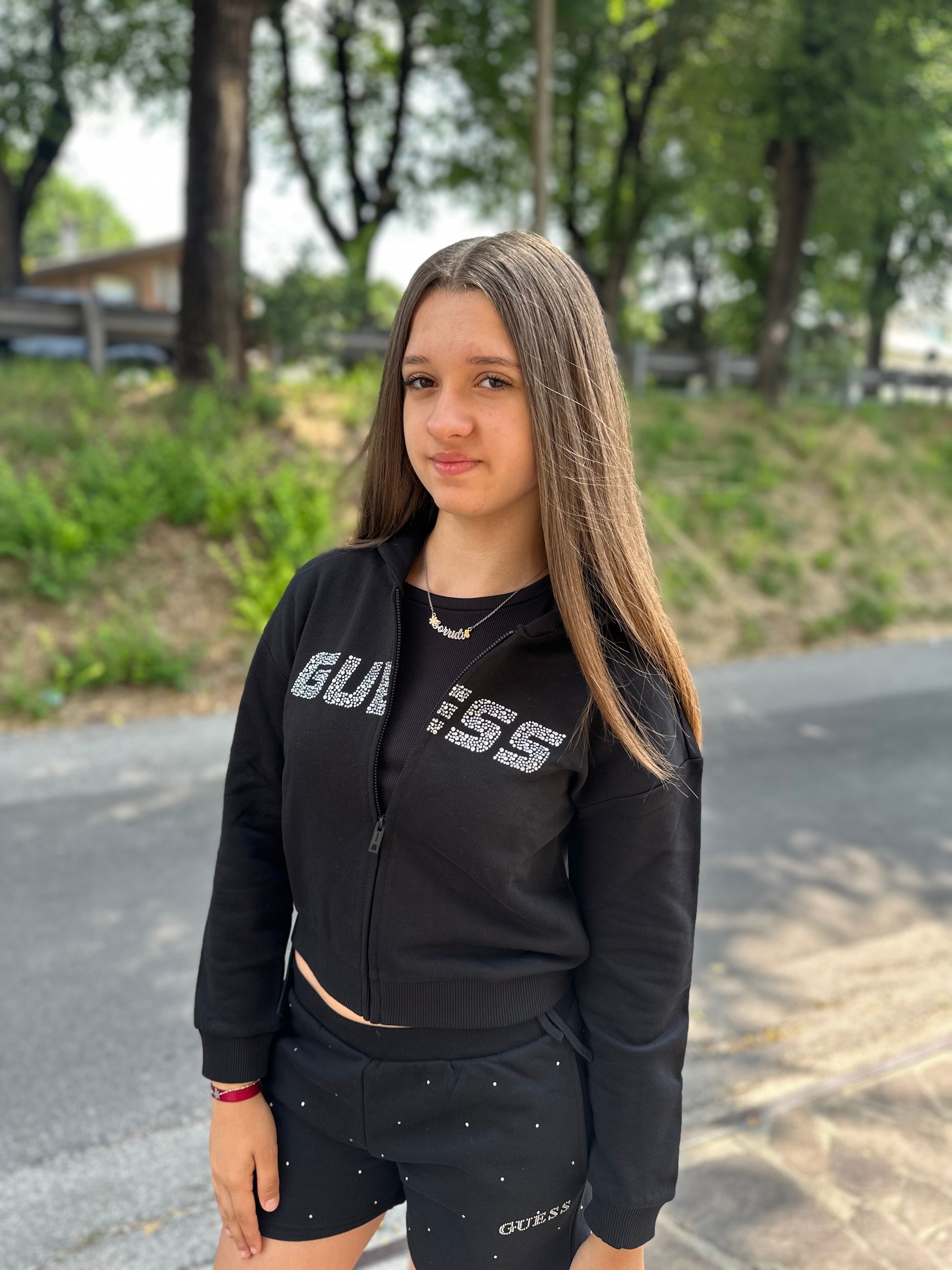 Felpa zip Shine