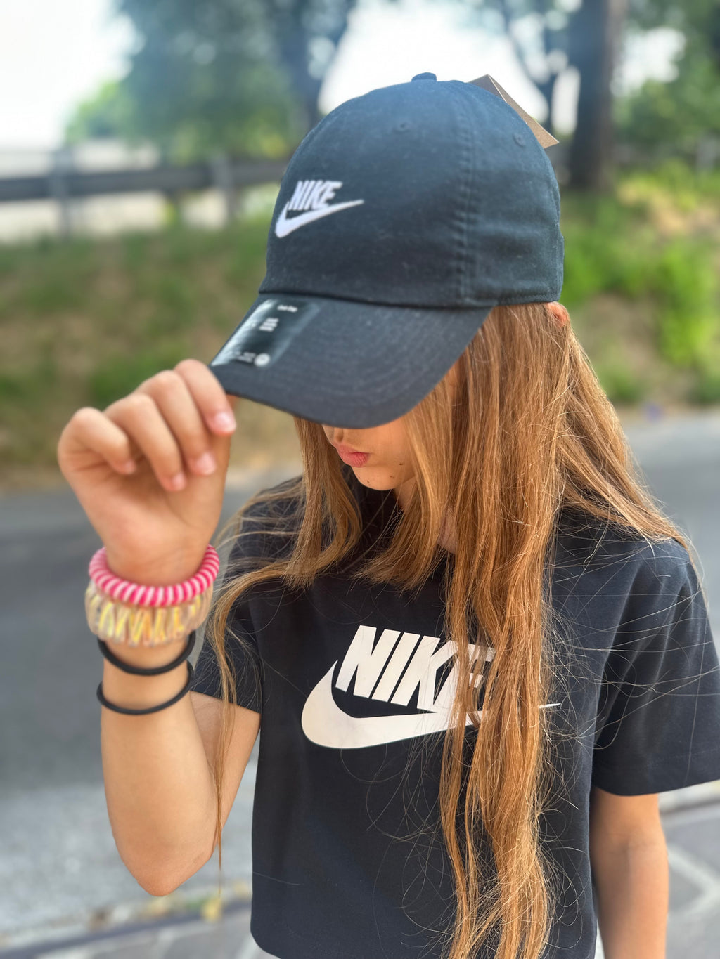 T-Shirt nera crop