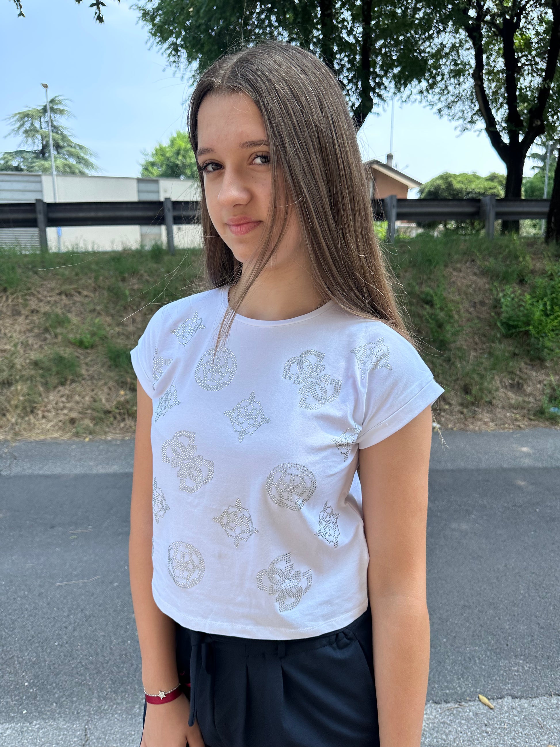 T-shirt Dubai white