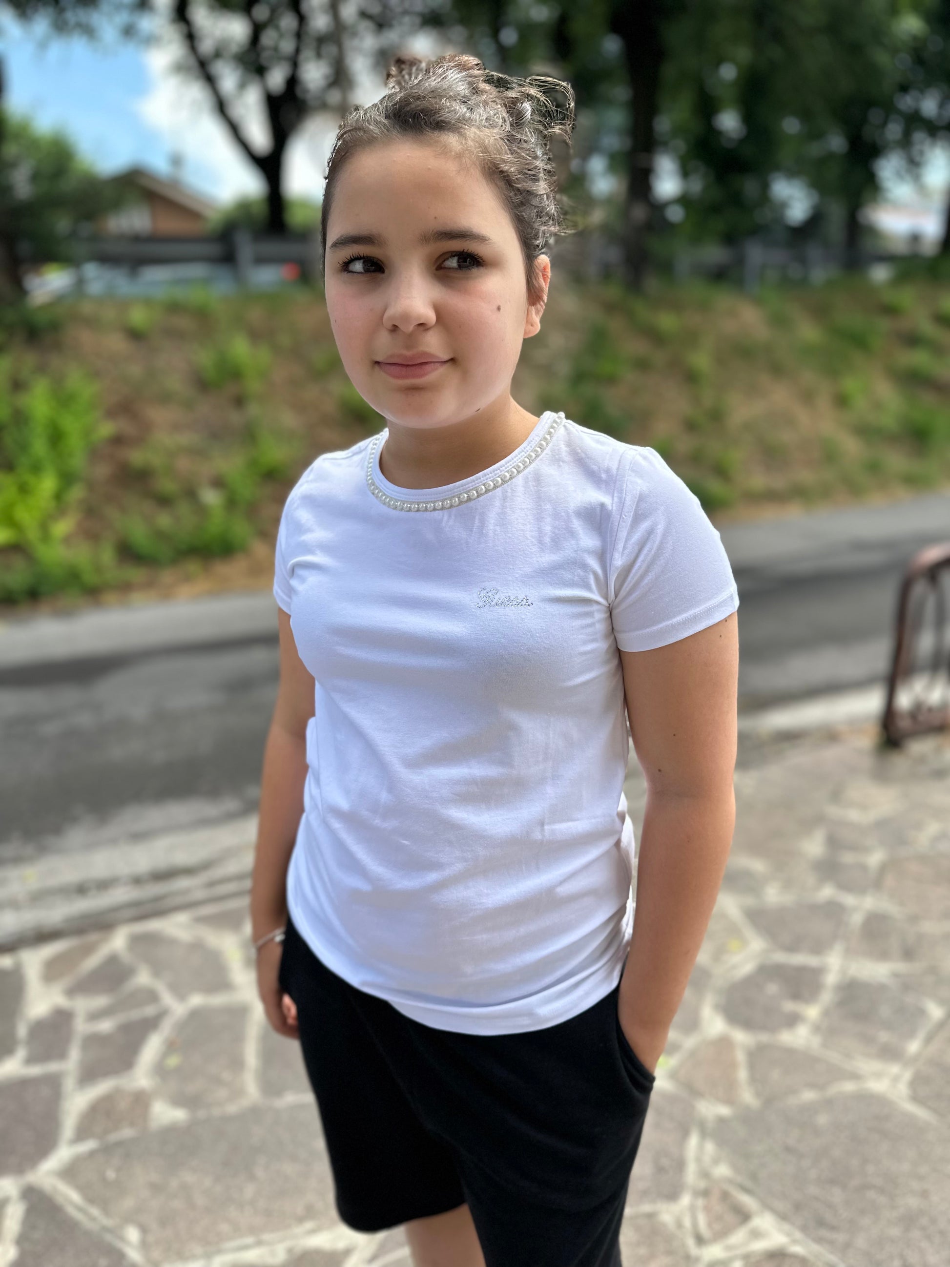 maglia maniche corte guess kids